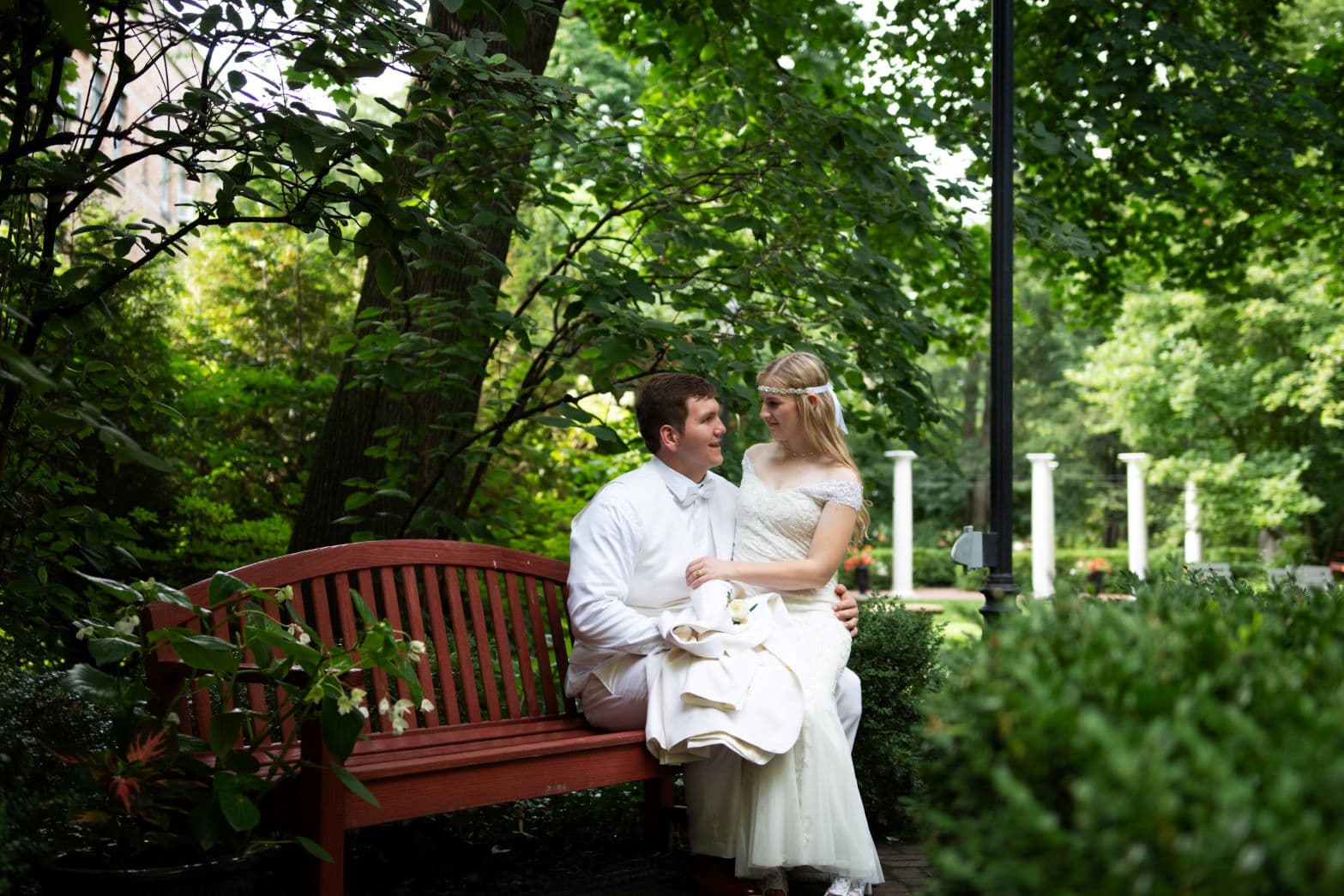 Couple Photo Looking at Each Other